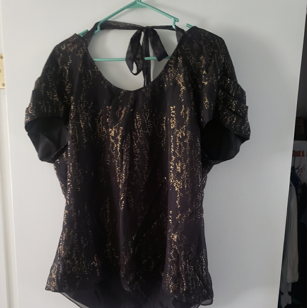 Gap scoop tie back top